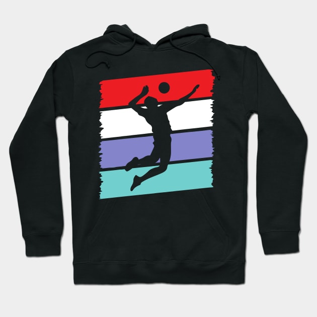 Spikeball Beach Volleyball Handball Player Hoodie by MrPink017